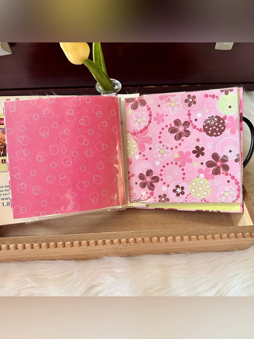 Momenta ATD 6x6 Scrapbook Album Kit Bundle Floral Butterfly Paper Craft Set